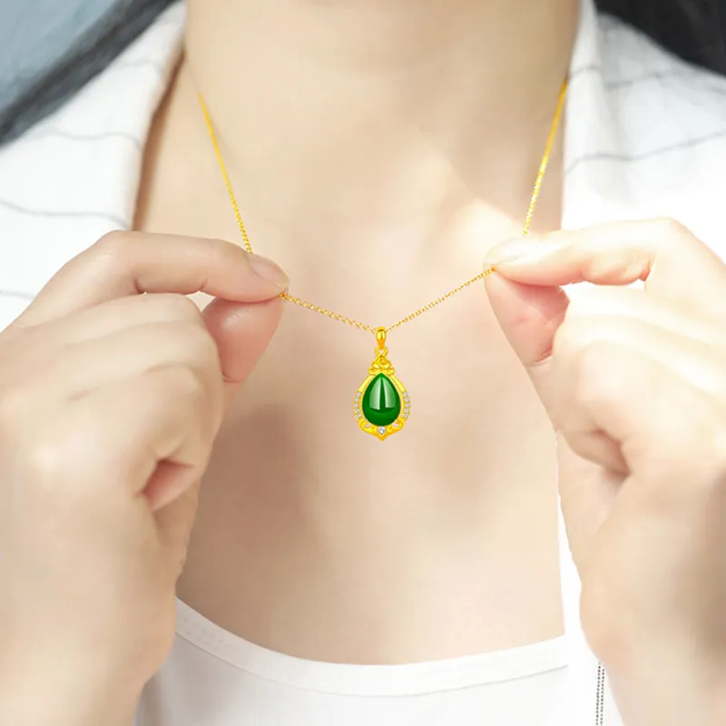 Love Hetian Jade Pendants Jasper Women's-3