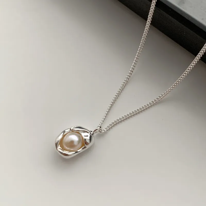 Love Pearl Necklaces Women's-4