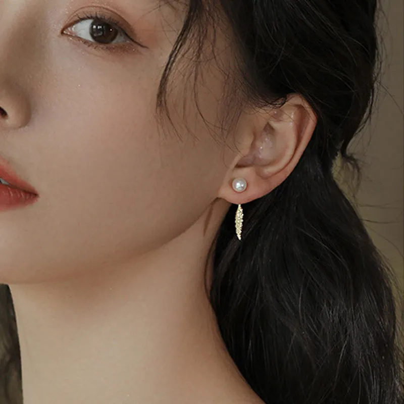 Love Pearl Earrings Women's-3