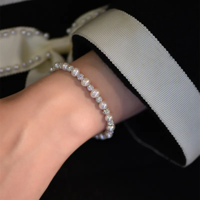 Love Pearl Bracelets Women's-4