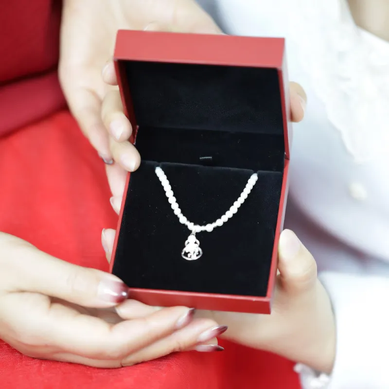 Love Pearl Necklaces Women's-5