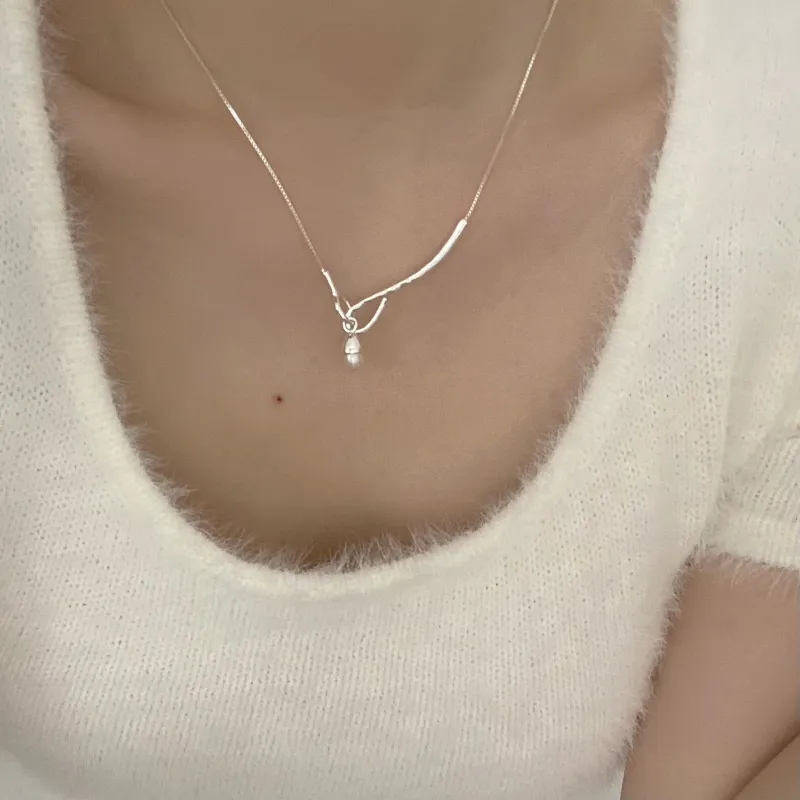 Love Pearl Necklaces Women's-4