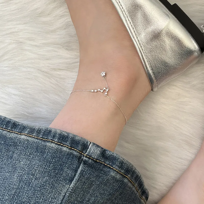 Shang Yinfu 925 Sterling Silver Anklets Women's-2