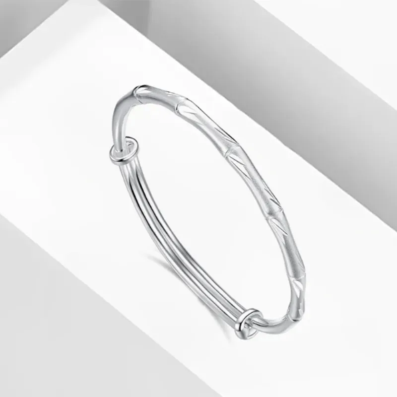 Shang Yinfu 999 Fine Silver Bangles Women's-2