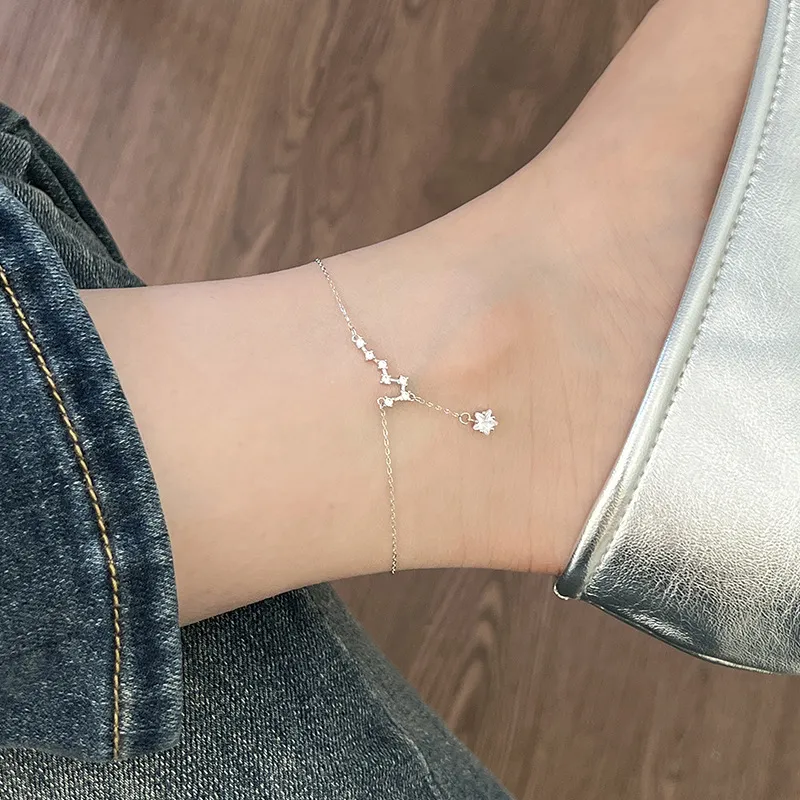 Shang Yinfu 925 Sterling Silver Anklets Women's-1