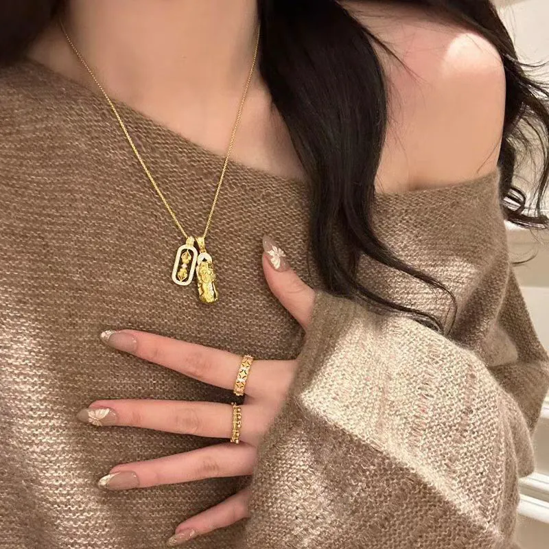 Shang Yinfu Alloy Necklaces Women's-1