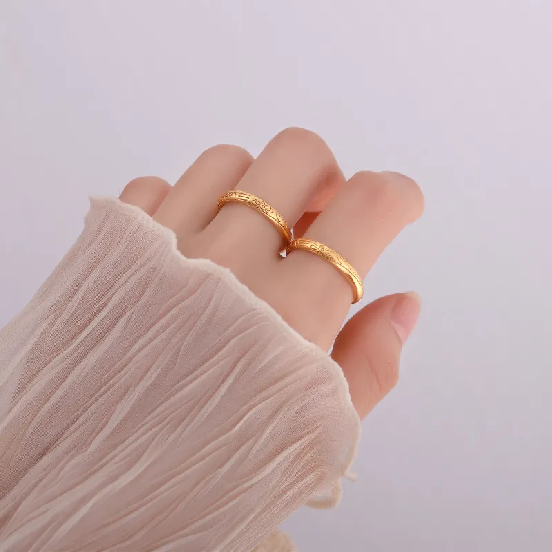 Shang Yinfu Alloy Rings Women's-3