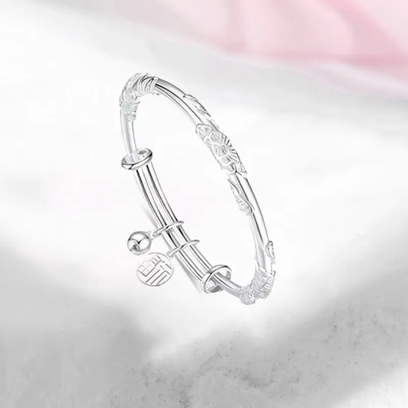 Shang Yinfu 999 Fine Silver Sterling Silver Bracelets Women's-1