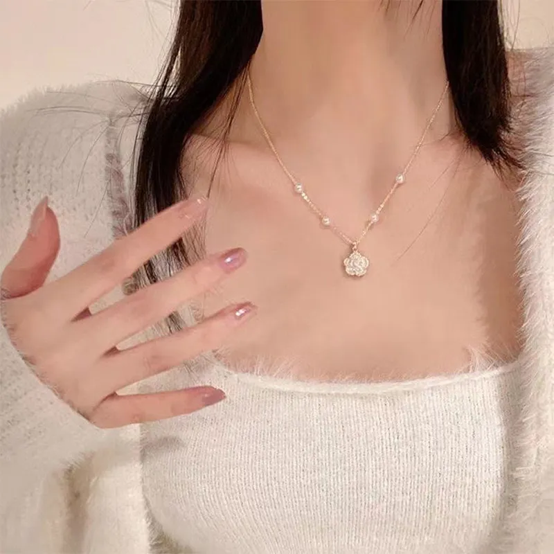 Shang Yinfu Alloy Necklaces Women's-2