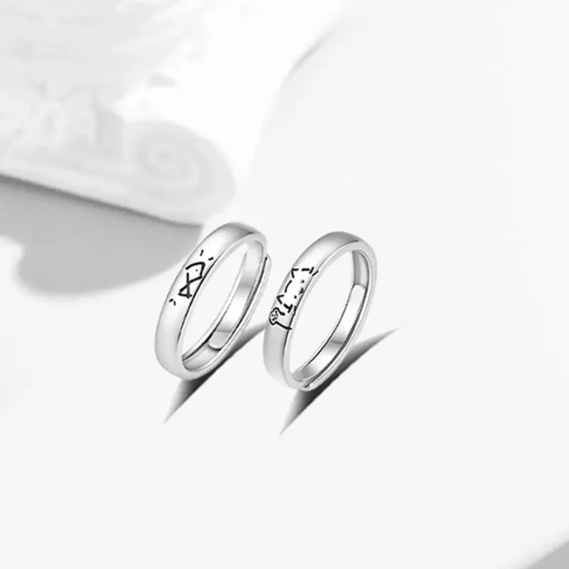Shang Yinfu 999 Fine Silver Rings Unisex-2