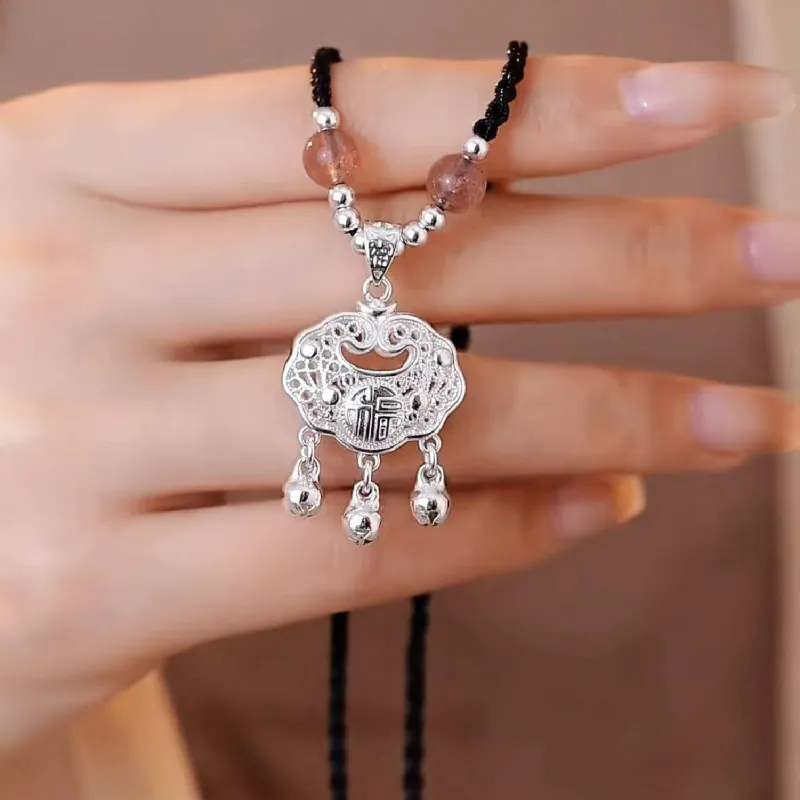 Shang Yinfu Alloy Necklaces Unisex-2