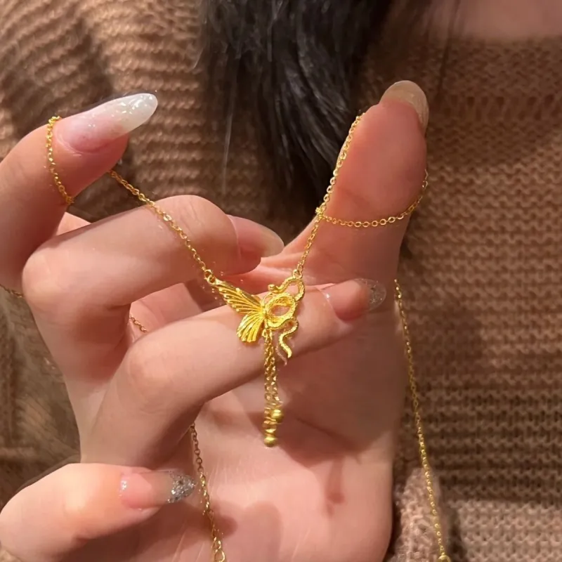 Shang Yinfu Alloy Necklaces Women's-2