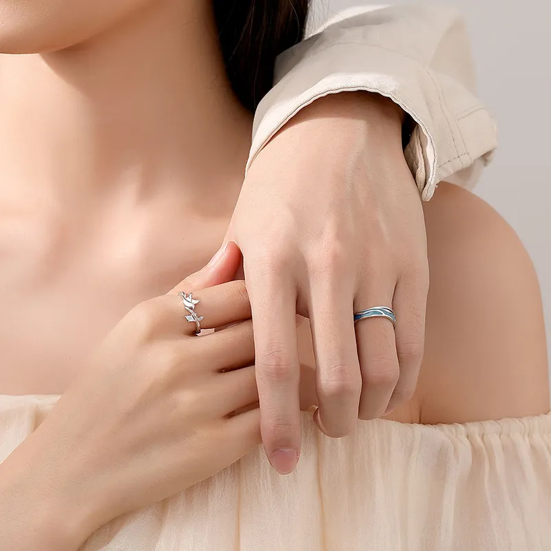 Shang Yinfu 925 Sterling Silver Rings Unisex-3