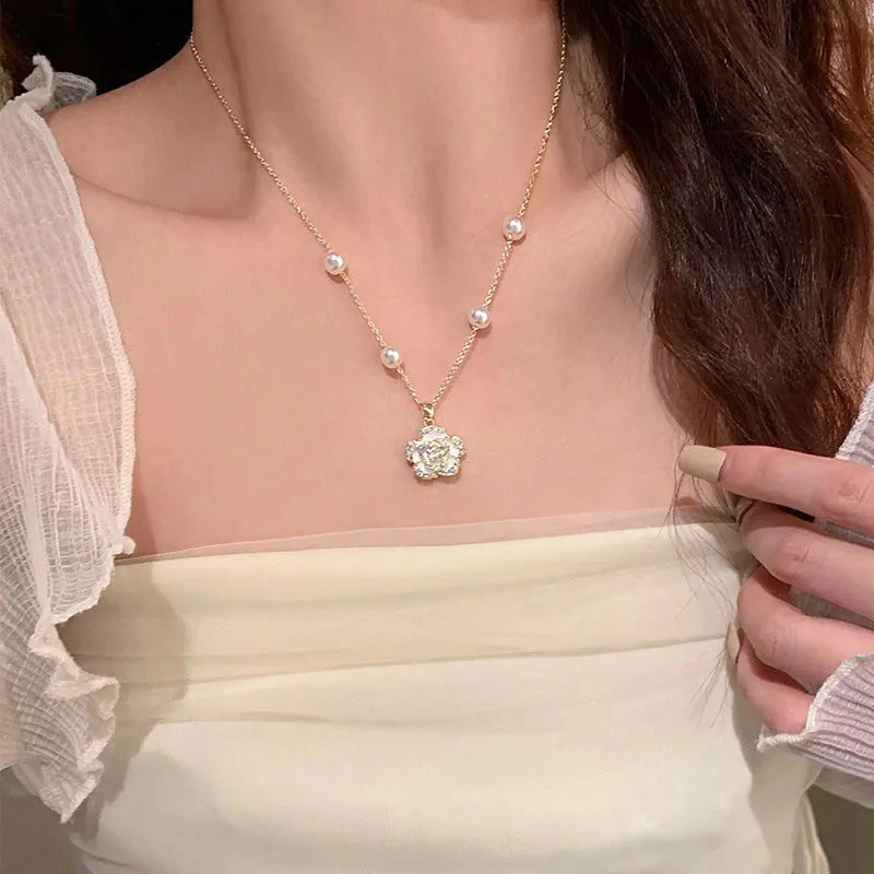 Shang Yinfu Alloy Necklaces Women's-1