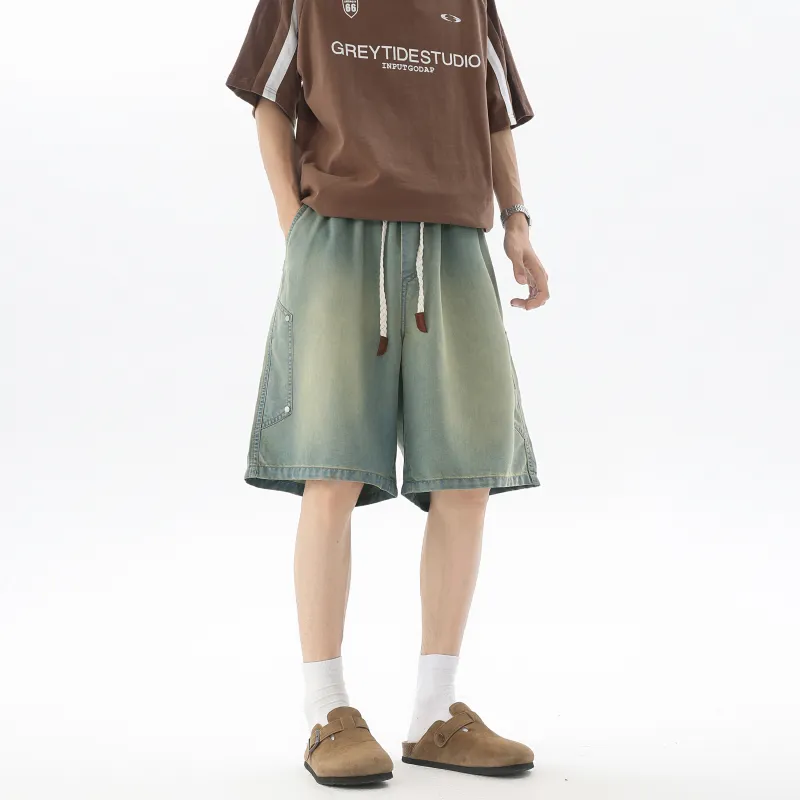 DANGERTIGER Denim Shorts Unisex-4