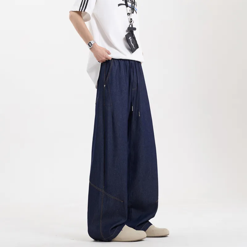 DANGERTIGER Jeans Unisex Denim Blue-4
