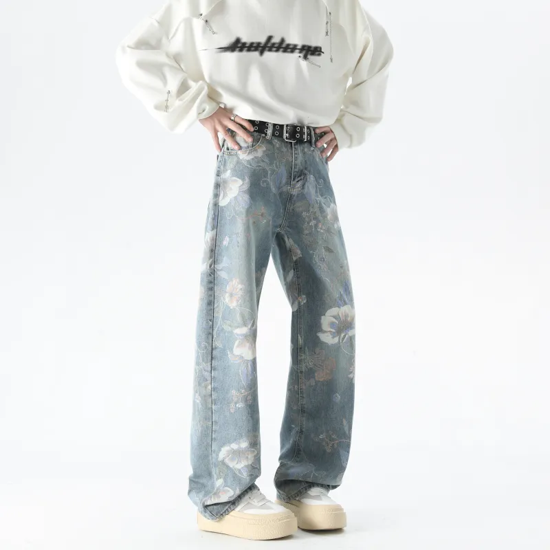 DANGERTIGER Jeans Unisex Light Blue-5