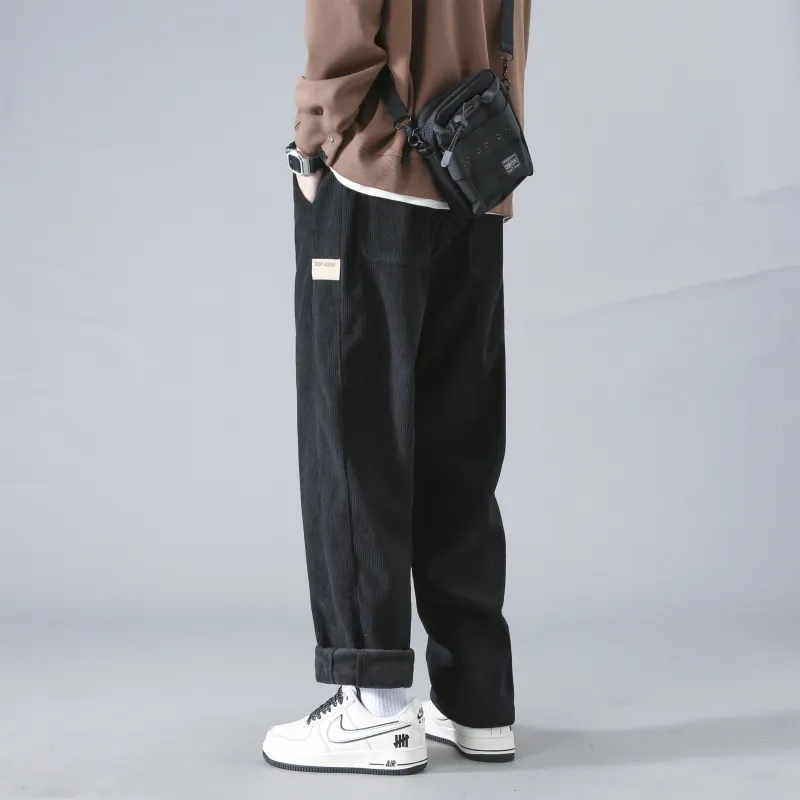 DANGERTIGER Knitted Sports Pants Unisex Gray-13