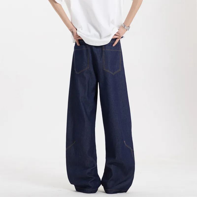 DANGERTIGER Jeans Unisex Denim Blue-3