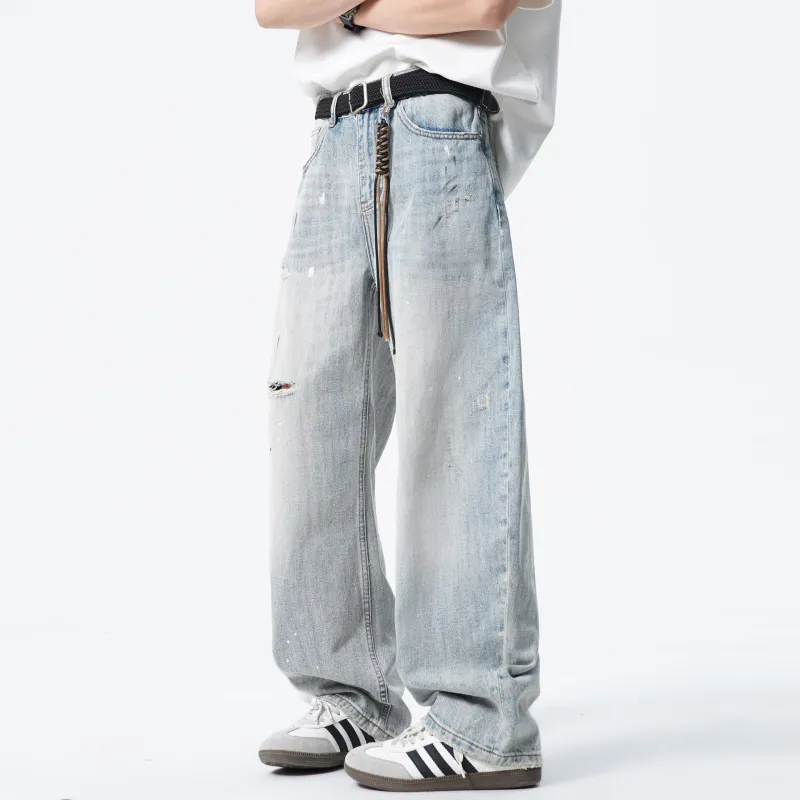 DANGERTIGER Jeans Unisex Light Blue-2