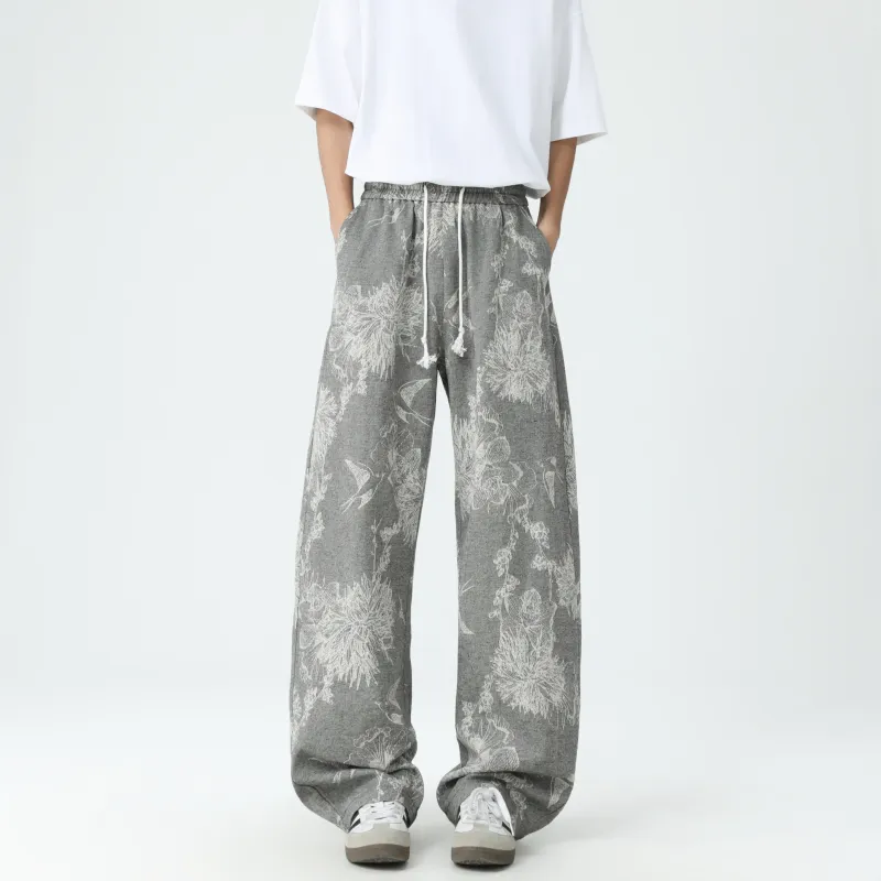 DANGERTIGER Jeans Unisex Pattern Gray-1