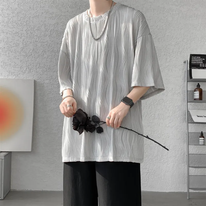 TESTUNG Fashion Minimalist Style T Shirt Unisex-1