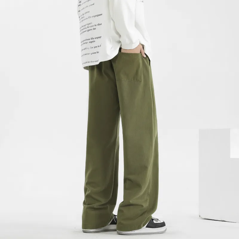 DANGERTIGER Casual Pants Unisex Khaki-8