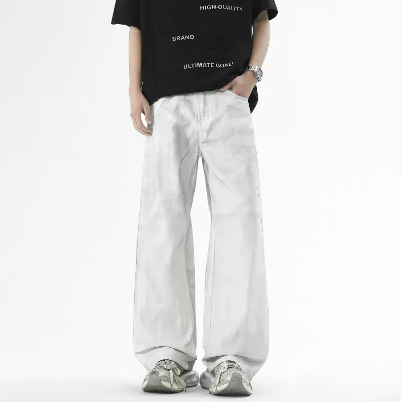 DANGERTIGER Jeans Unisex White-1