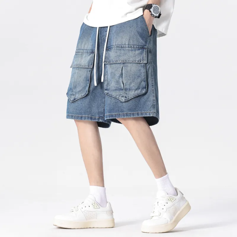 DANGERTIGER Denim Shorts Unisex-6