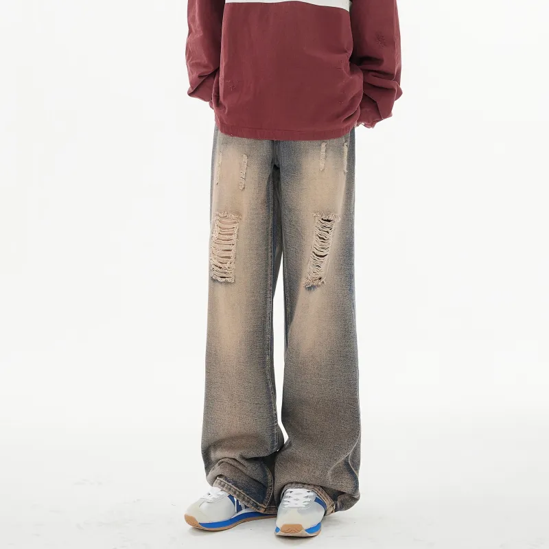 DANGERTIGER Jeans Unisex Vintage Blue-3