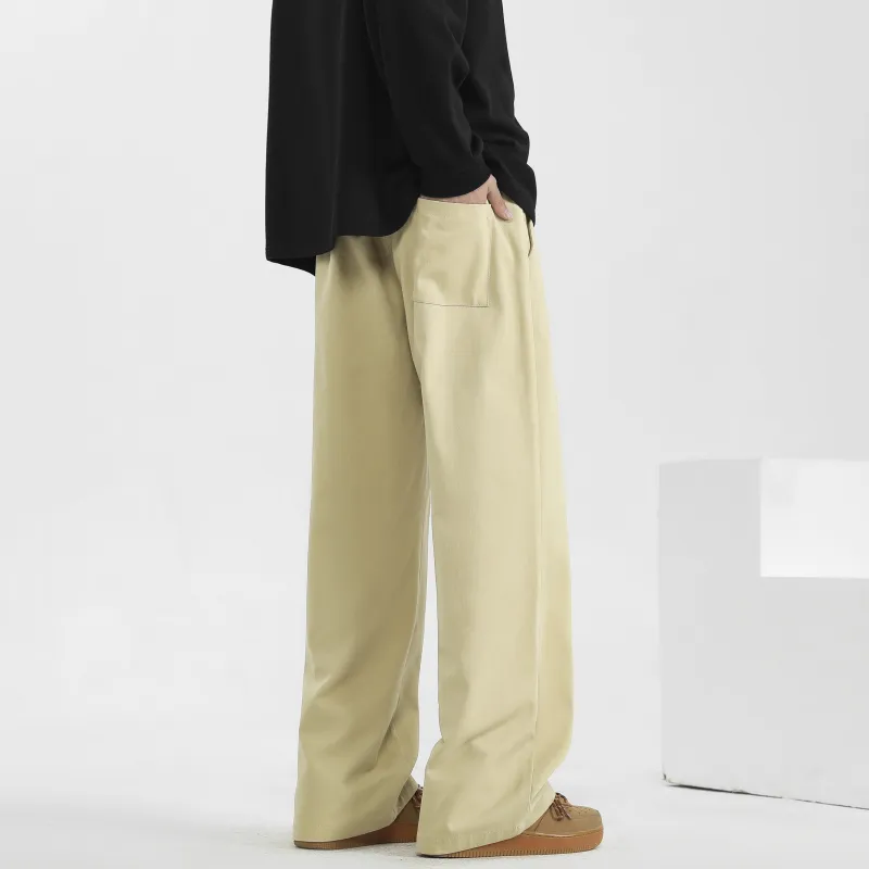 DANGERTIGER Casual Pants Unisex Khaki-41