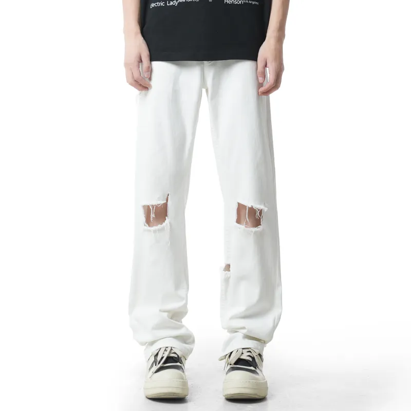 DANGERTIGER Jeans Unisex White-1
