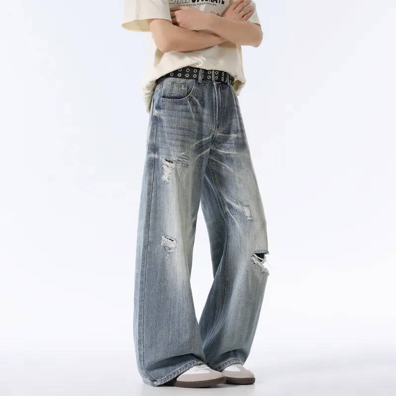 DANGERTIGER Jeans Unisex Blue-4