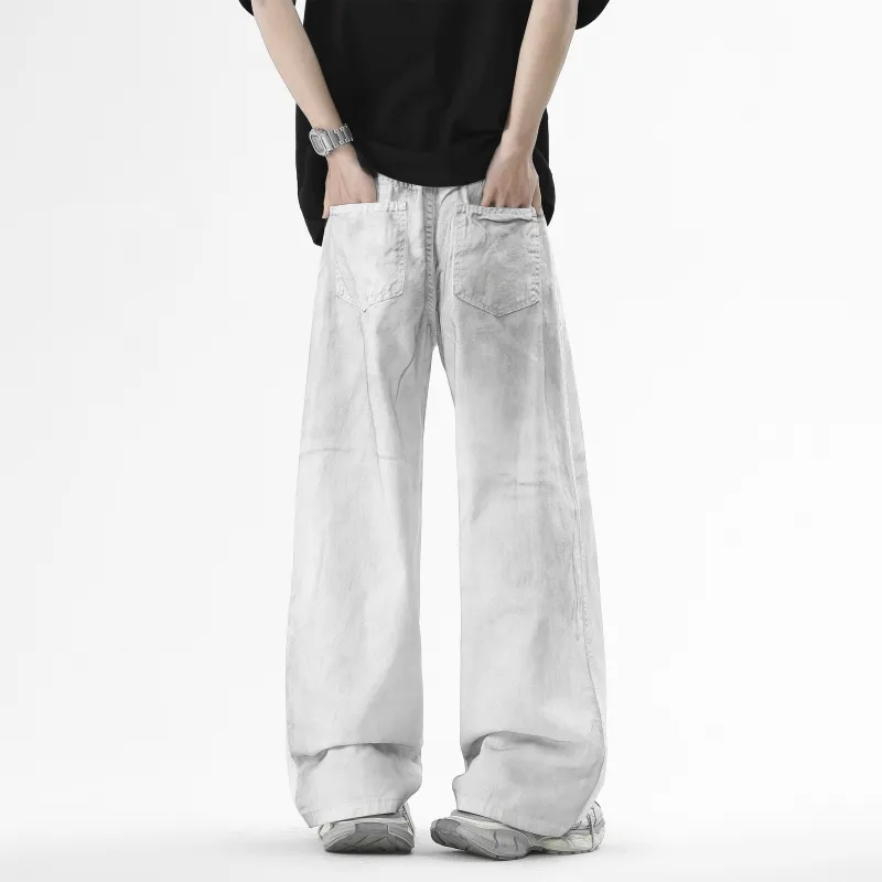 DANGERTIGER Jeans Unisex White-4