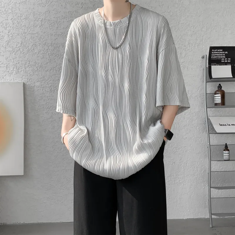 TESTUNG Fashion Minimalist Style T Shirt Unisex-3
