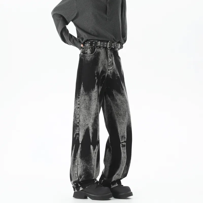 DANGERTIGER Jeans Unisex Black Gray-3