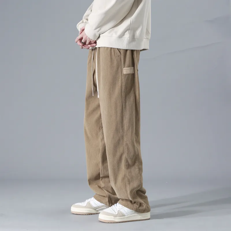 DANGERTIGER Knitted Sports Pants Unisex Gray-7