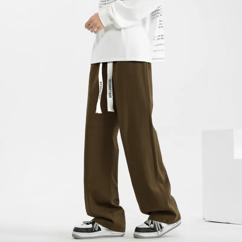 DANGERTIGER Casual Pants Unisex Khaki-33