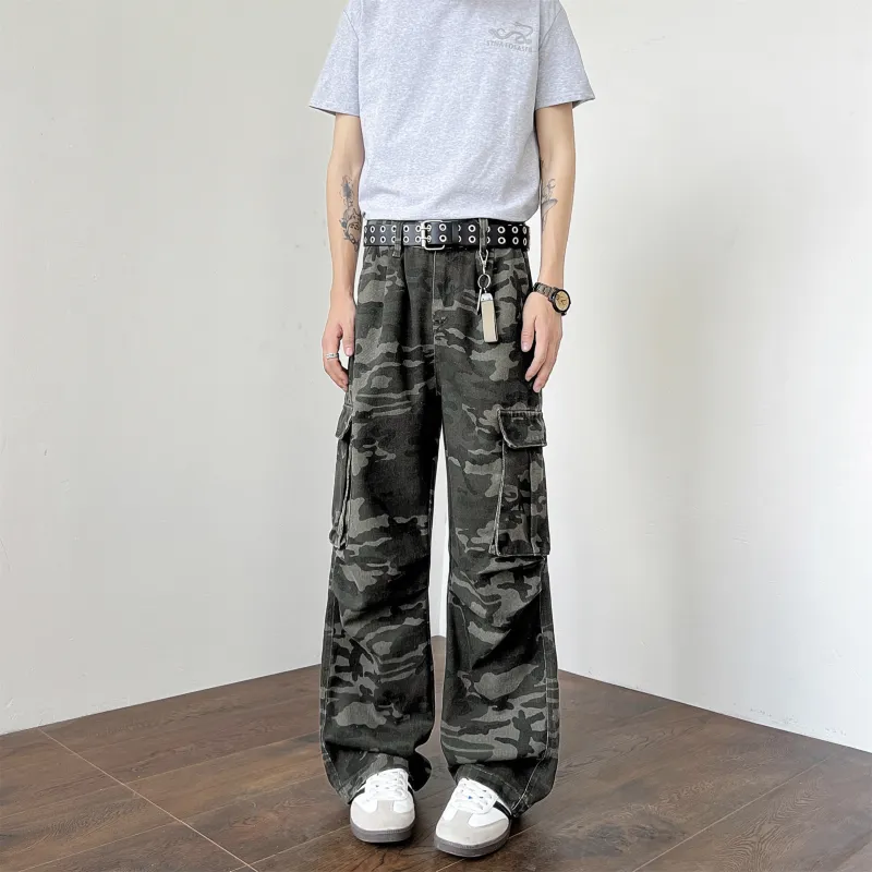 DANGERTIGER Jeans Unisex Camouflage-1