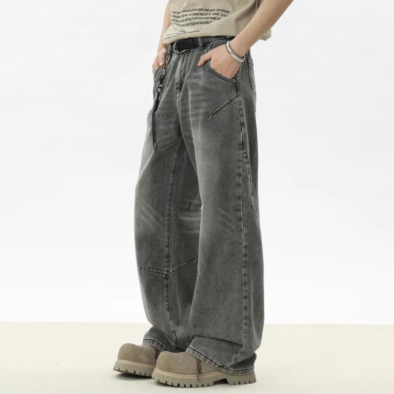 DANGERTIGER Jeans Unisex Concrete Gray-3