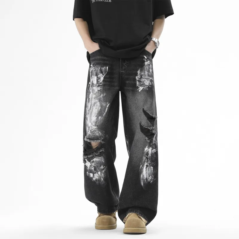 DANGERTIGER Jeans Unisex Galaxy Gray-1
