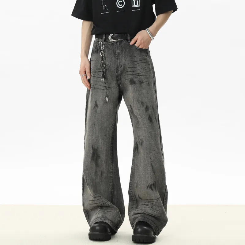 DANGERTIGER Jeans Unisex Wasteland Gray-5
