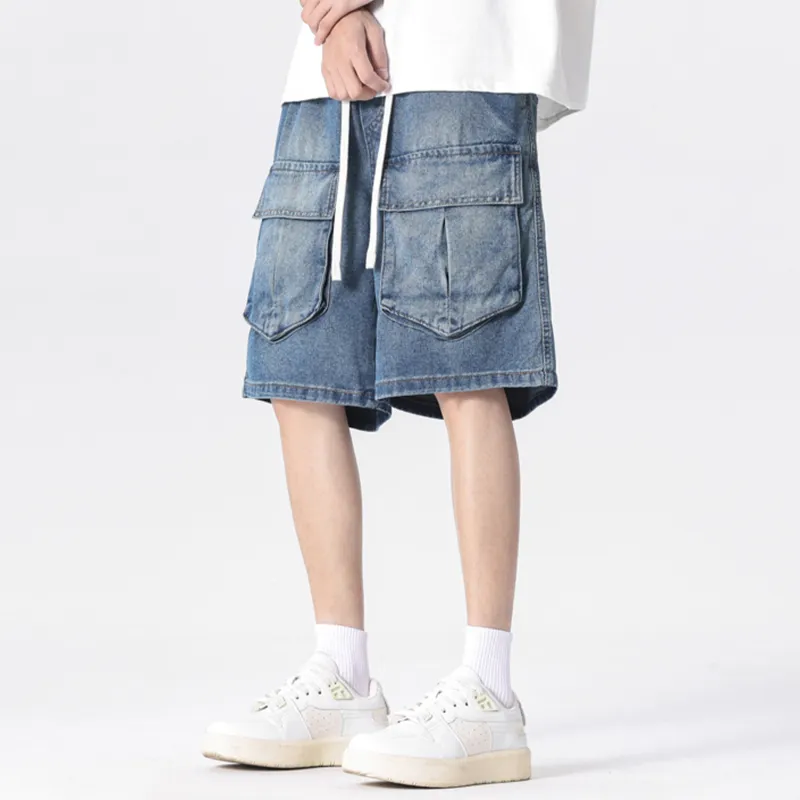 DANGERTIGER Denim Shorts Unisex-7