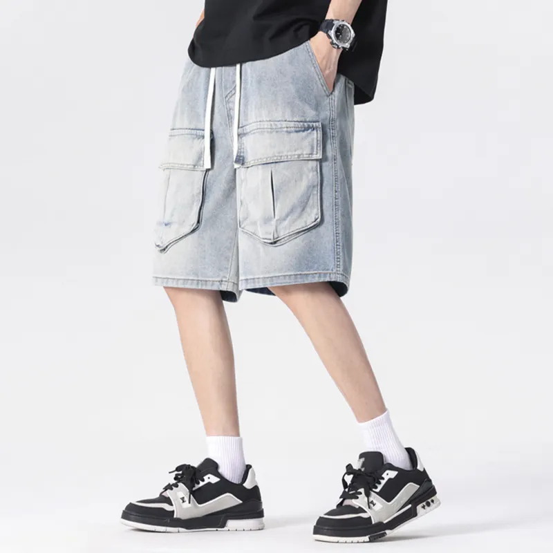DANGERTIGER Denim Shorts Unisex-1