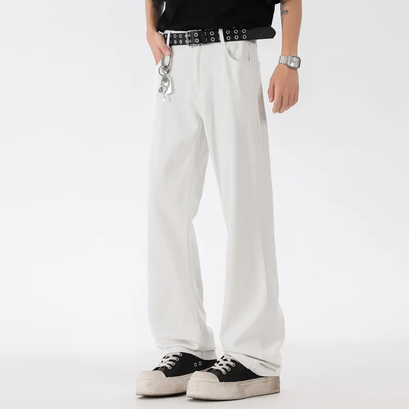 DANGERTIGER Jeans Unisex White-3