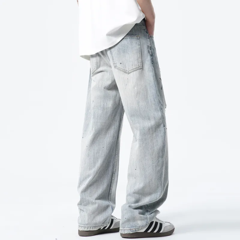 DANGERTIGER Jeans Unisex Light Blue-4