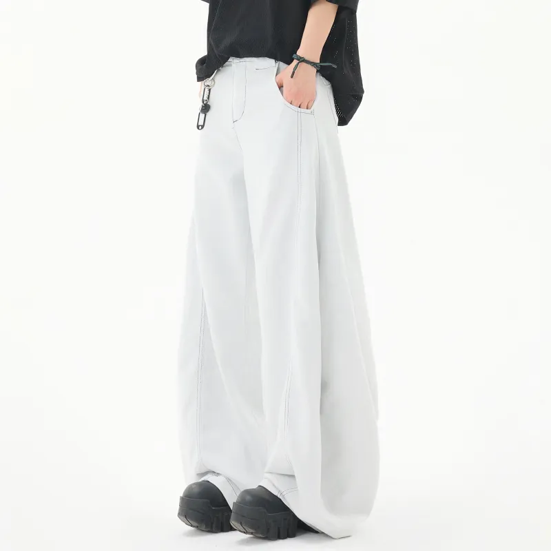 DANGERTIGER Jeans Unisex White-2