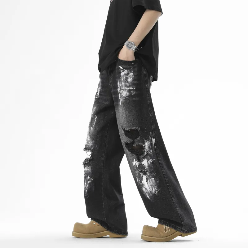 DANGERTIGER Jeans Unisex Galaxy Gray-3