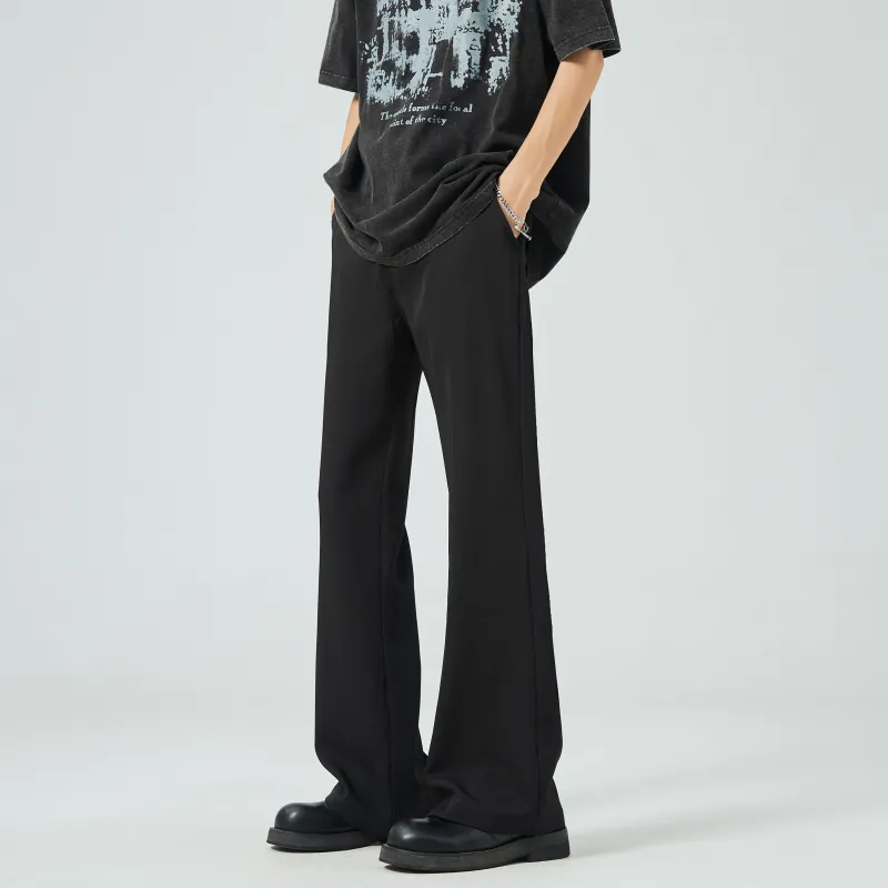 DANGERTIGER Casual Pants Unisex Black-3