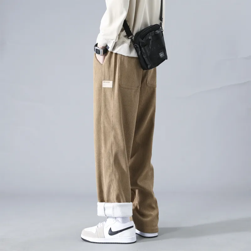 DANGERTIGER Knitted Sports Pants Unisex Gray-15